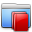 Aqua Smooth Folder Library Icon 32x32 png